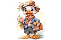 Female duck salesperson cartoon representation creativity. AI generated Image by rawpixel.