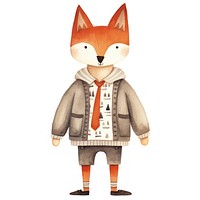 Wolf sketch coat white background. AI generated Image by rawpixel.