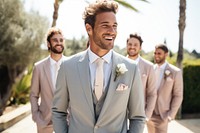 Wedding suit standing blazer adult. AI generated Image by rawpixel.