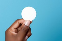 Sticker finger lightbulb shape. AI generated Image by rawpixel.