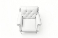 Armchair furniture white. AI generated Image by rawpixel.