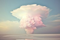 Thundering Skies Nest landscape explosion tranquility. AI generated Image by rawpixel.