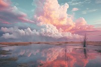Thundering Skies Nest landscape outdoors nature. AI generated Image by rawpixel.