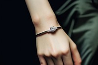 Diamond jewelry ring hand. AI generated Image by rawpixel.