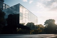Modern building mirror wall photo. AI generated image by rawpixel.