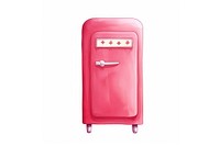 Fridge cartoon white background letterbox. AI generated Image by rawpixel.