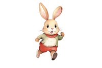Animal cartoon mammal rabbit. AI generated Image by rawpixel.