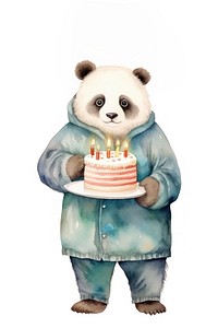 Panda animal cute cake. AI generated Image by rawpixel.
