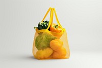 Bag vegetable handbag yellow. 