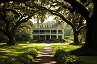 Plantation house architecture building outdoors. 