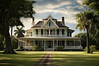 Plantation house architecture building outdoors.