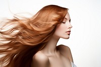 Beautiful hair portrait adult photo. AI generated Image by rawpixel.
