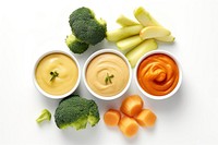 Healthy baby food ingredient vegetable broccoli. 