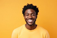 Man smiling smile individuality hairstyle. AI generated Image by rawpixel.