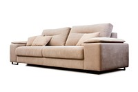 Modren sofa furniture cushion white background. 