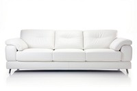 Modren white sofa furniture cushion white background. 