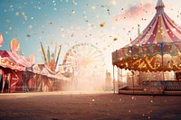 Carnival park fun day. AI generated Image by rawpixel.