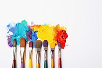 Paint brush art white background paintbrush. 