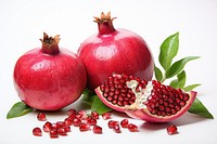 Pomegranate fruit plant food. 