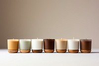 Candle arrangement variation porcelain. AI generated Image by rawpixel.