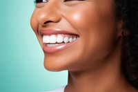 Smiling teeth adult smile. AI generated Image by rawpixel.