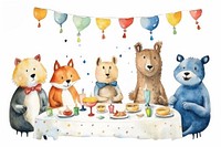 Animal new year party table fun toy. AI generated Image by rawpixel.
