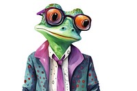 Frog fashion animal amphibian adult. AI generated Image by rawpixel.
