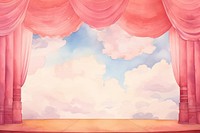 Stage backgrounds nature sky. 