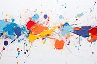 Colorful paint splash effect background