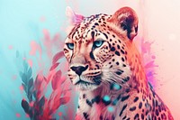 Cheetah cheetah animal wildlife. AI generated Image by rawpixel.