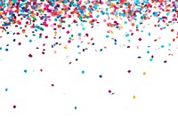 Colorful confetti effect background