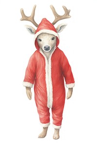 Costume mammal deer red. AI generated Image by rawpixel.