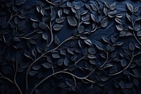 Forest embossed dark blue background. 