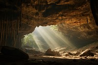 Mammoth Cave cave landscape outdoors. AI generated Image by rawpixel.