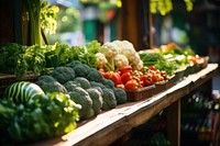 Vegetable organic market food. 