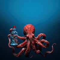 Octopus animal invertebrate transparent. 