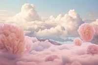 Fantasy cloud backgrounds landscape. 
