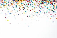 Colorful confetti effect background