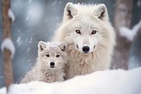 Wolf wildlife portrait animal. 