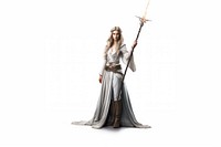 Wizard fashion holding sword. AI generated Image by rawpixel.