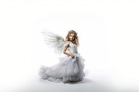 A cute little angel fashion fantasy wedding. AI generated Image by rawpixel.