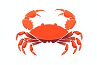 A crab seafood animal white background. AI generated Image by rawpixel.