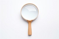 A magnifying glass white background silverware simplicity. AI generated Image by rawpixel.