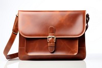 A Stylish brown leather bag briefcase handbag purse. 