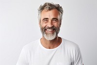 Portrait laughing smiling beard. AI generated Image by rawpixel.