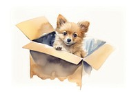 Mammal animal paper puppy. AI generated Image by rawpixel.