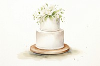 Wedding cake dessert food freshness. AI generated Image by rawpixel.