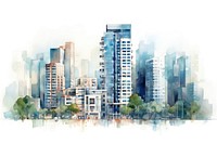 Building city architecture metropolis. AI generated Image by rawpixel.