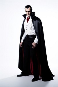 A real dracula fashion costume horror. AI generated Image by rawpixel.