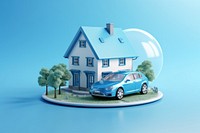 Insurance company client car architecture building. AI generated Image by rawpixel.